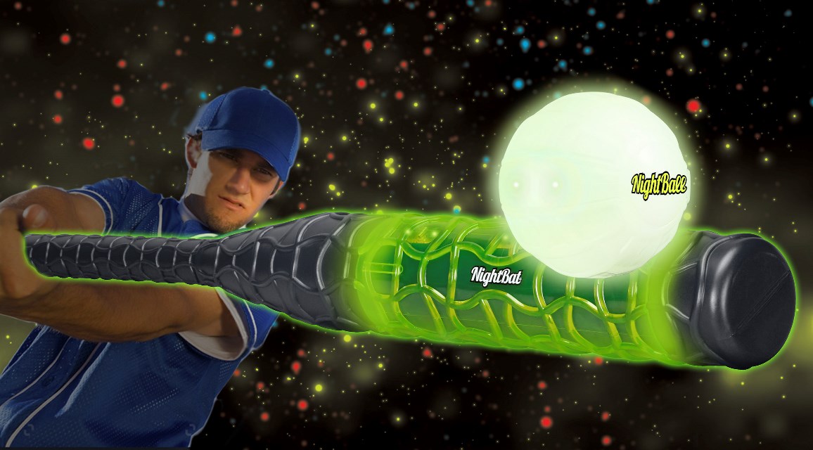 NightBall® Nightbat and Ball Black