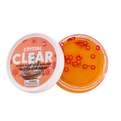 J'adore Clear Slime with add-ins