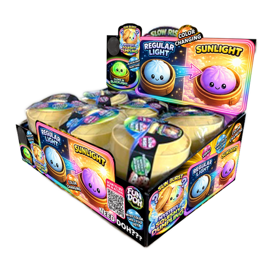 Fun Doh Color Changing Dumpling Squishy Toy - 12/Display