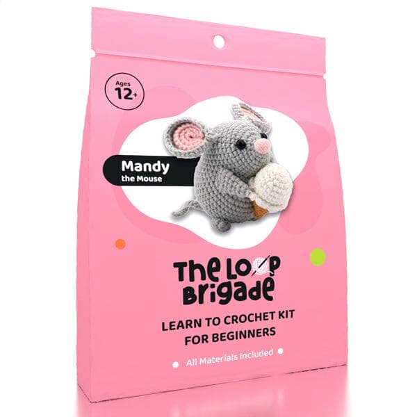The LOOP Brigade DIY Crochet Kit - Mandy the Mouse