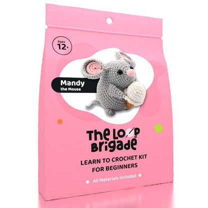 The LOOP Brigade DIY Crochet Kit - Mandy the Mouse