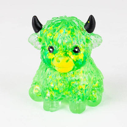 Sugah-Mals Glitter Cows Sugar Stress Ball Squishies® Fidget Toy (1pc) Color Ships Assorted