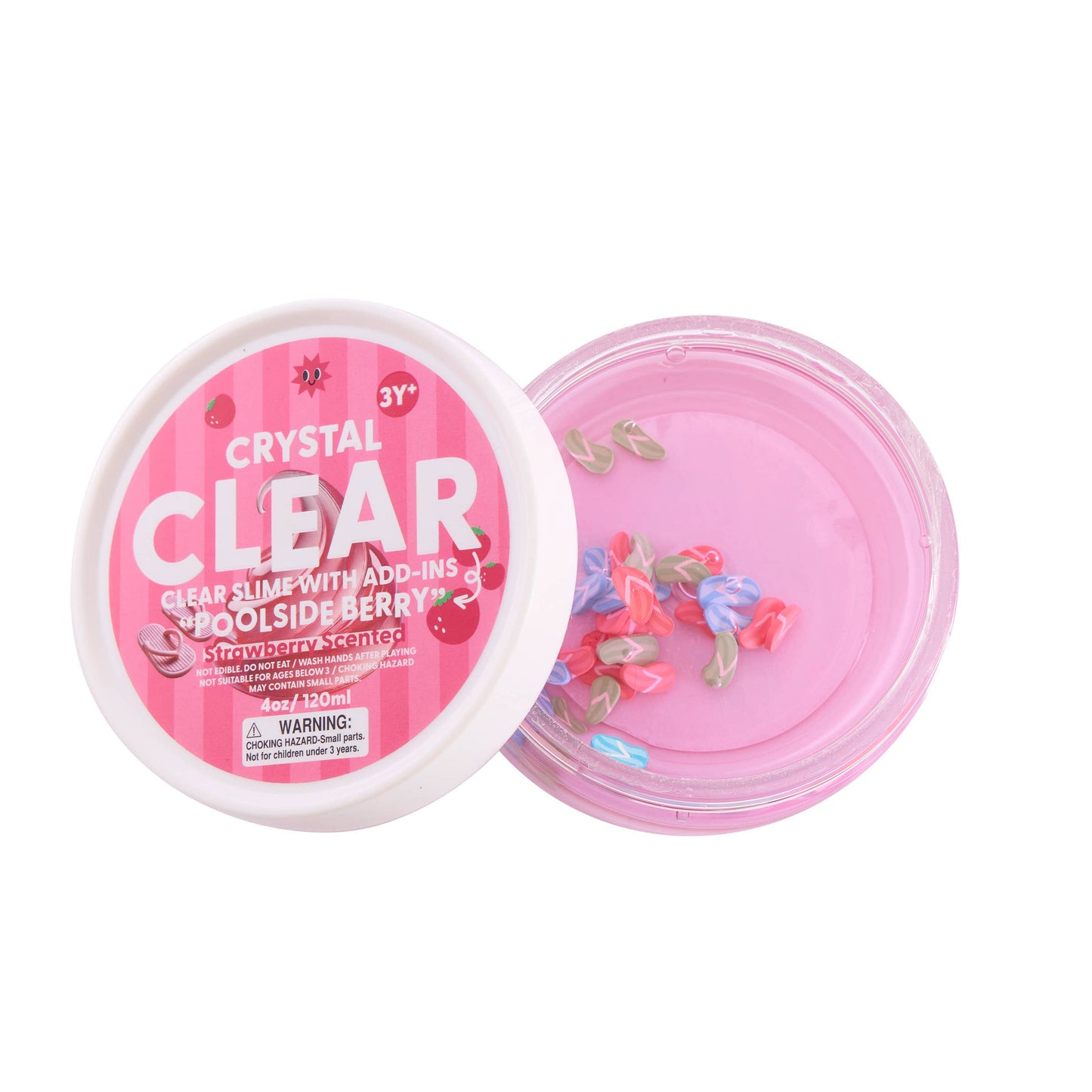 J'adore Clear Slime with add-ins