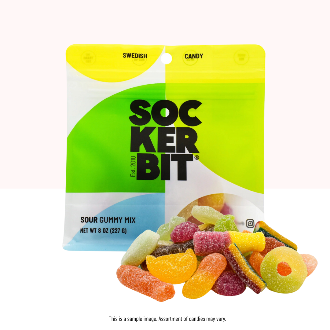 Sockerbit Sour Mix Swedish Candy Bag 8oz