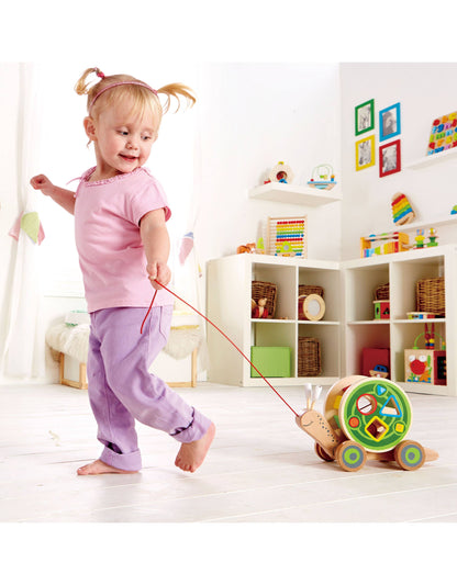 Walk-A-Long Snail - Pull-Along Toy with Shape Sorting