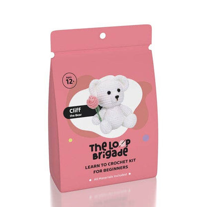 The LOOP Brigade DIY Crochet Kit - Cliff the Bear