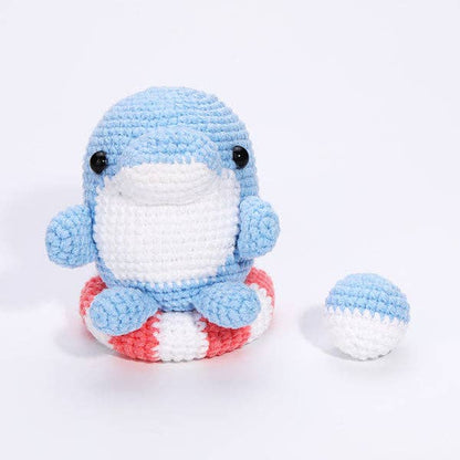 The LOOP Brigade DIY Crochet Kit - Moby the Dolphin