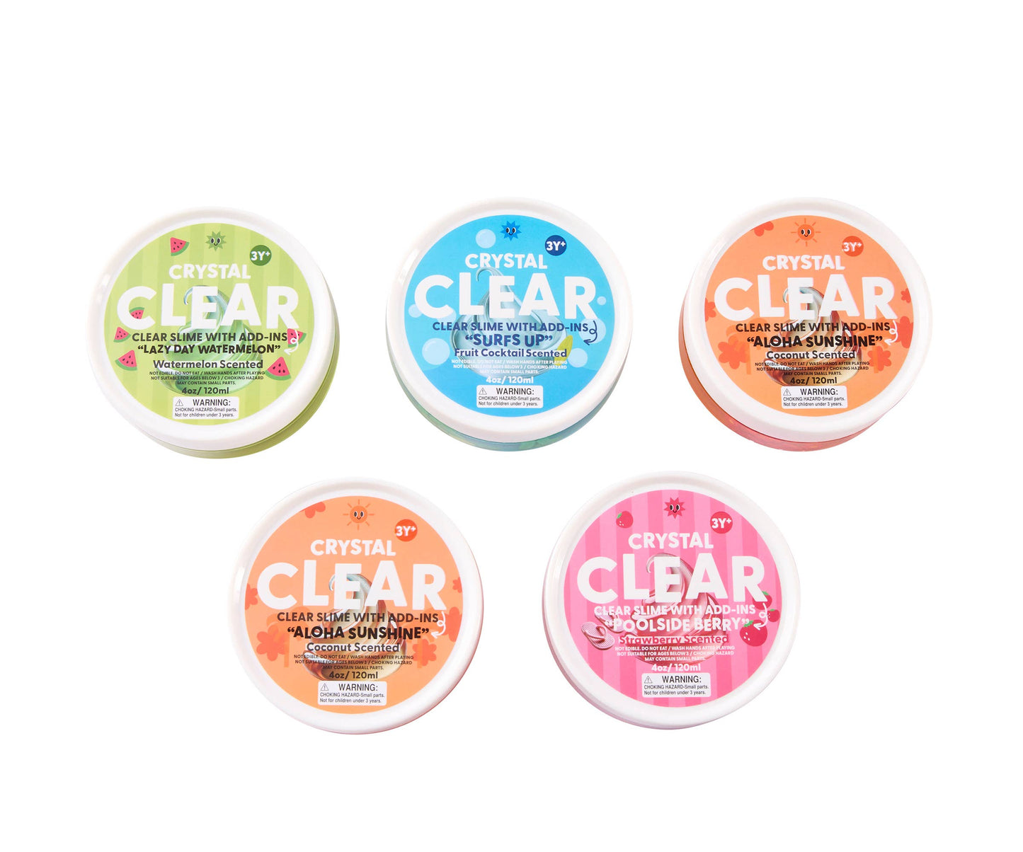 J'adore Clear Slime with add-ins