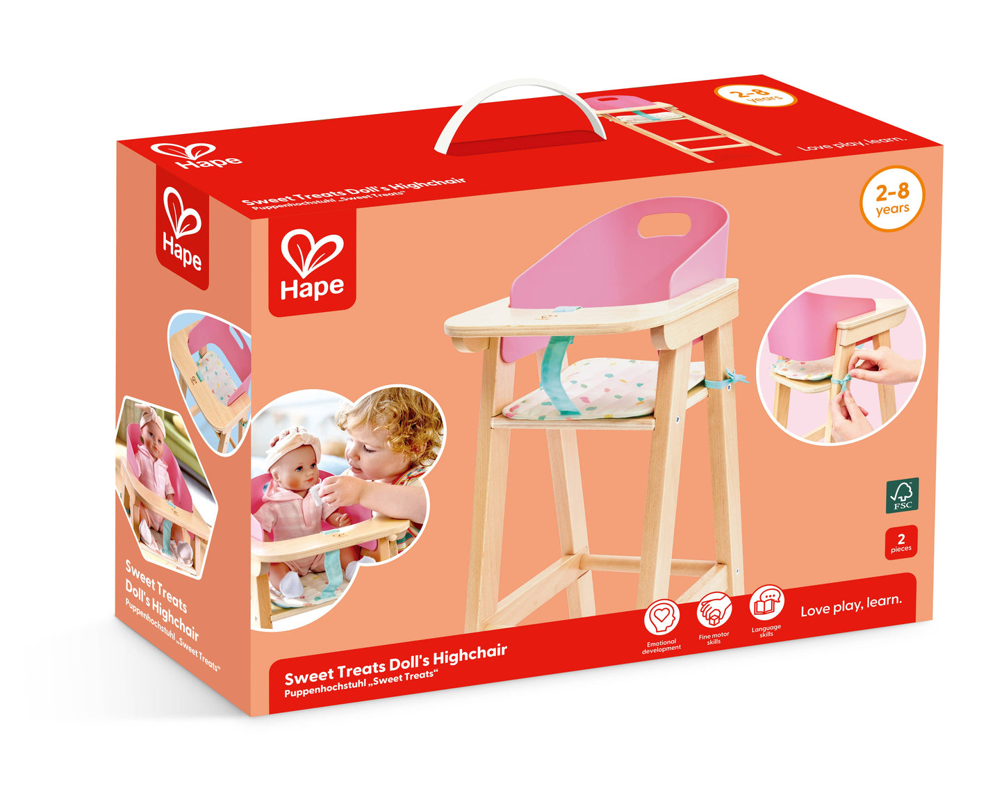 Sweet Treats Doll's Highchair