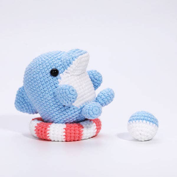 The LOOP Brigade DIY Crochet Kit - Moby the Dolphin