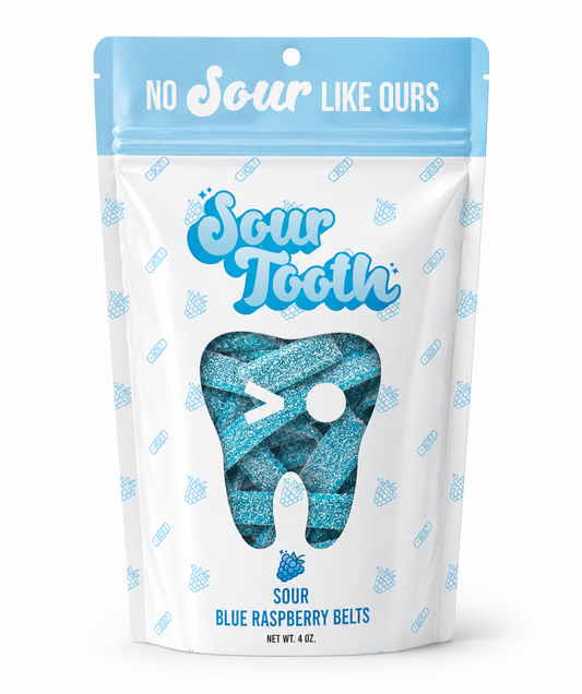 Sour Blue Raspberry Belts