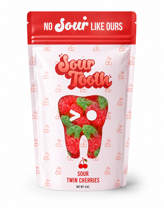 Sour Twin Cherries Fruit Gummies