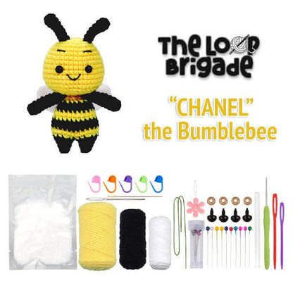 The LOOP Brigade DIY Crochet Kit - Chanel the Bumble Bee