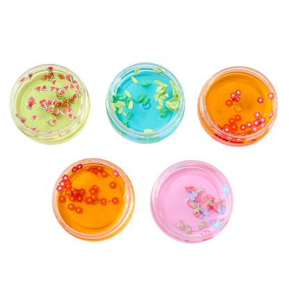 J'adore Clear Slime with add-ins