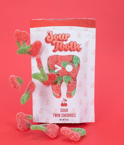 Sour Twin Cherries Fruit Gummies