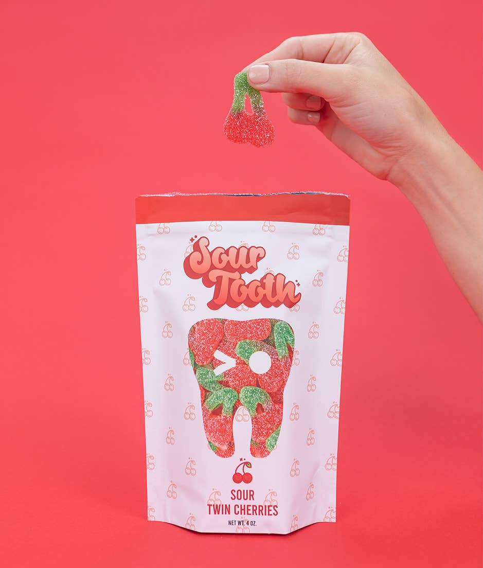 Sour Twin Cherries Fruit Gummies